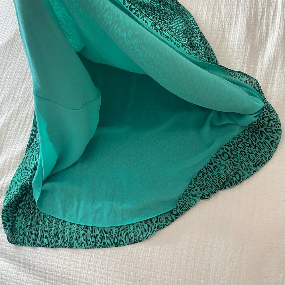 NEW Michael Kors Green Dress Medium - Picture 6 of 10